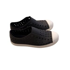 Native Shoes Jefferson Kids Slip-On Sneakers Black Size C9